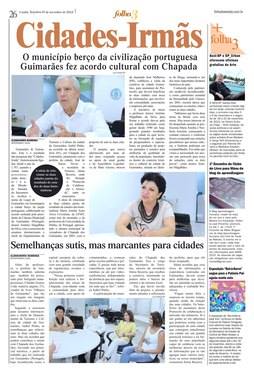 Artigo do jornal Gazeta sobre o Protocolo de Cooperação e Amizade